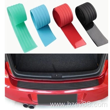 Car tail rubber protection strip